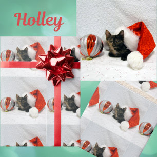 Holleys Weihnachten - Torti Cat Christmas Geschenkpapier