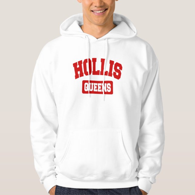 Hollis, Queens, NYC Hoodie (Vorderseite)