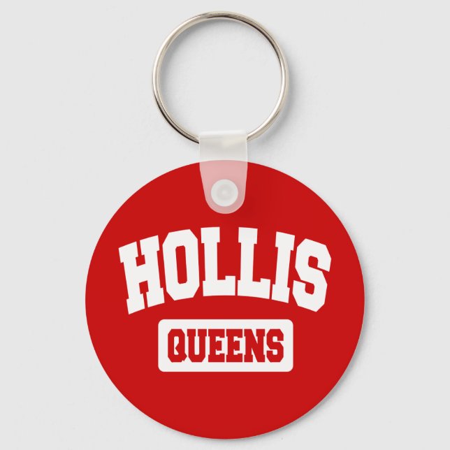 Hollis, Queens, NYC Schlüsselanhänger (Vorderseite)