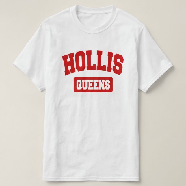 Hollis, Queens, NYC T-Shirt (Design vorne)