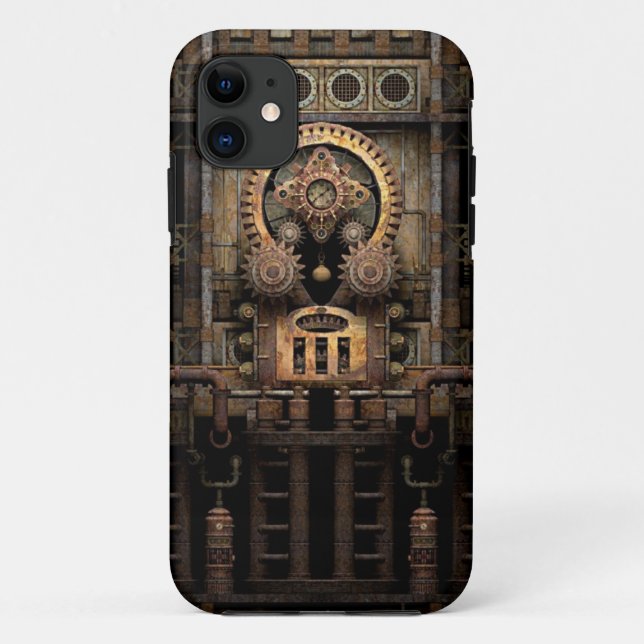 Höllische Steampunk Maschine Case-Mate iPhone Hülle (Rückseite)