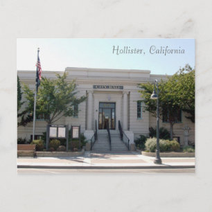 Hollister, CA City Hall Postkarte