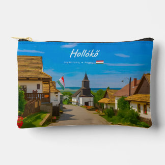 Hollókő, Ungarn - Historische Dorfstraße Zubehörtasche