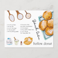 Hollow Donut - Vietnamesisch Food Postcard