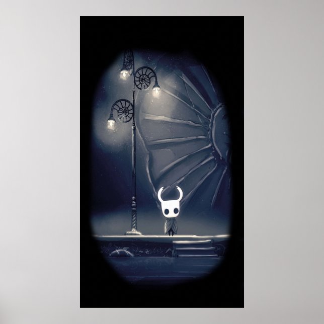 Hollow Knight Street Lamp Poster (Vorne)