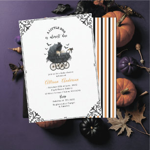 Holloween-Kürbis Little Boo Baby Shower Einladung