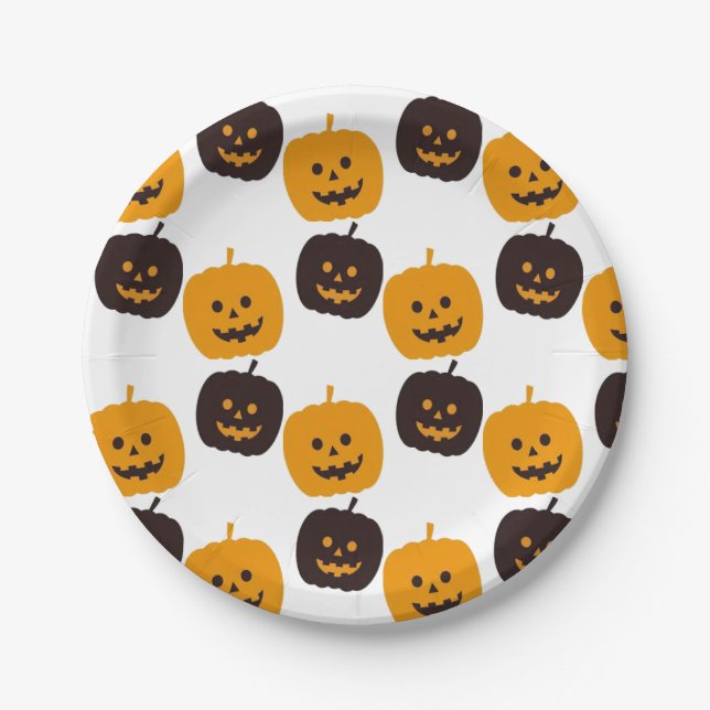 Holloween-Papierplatte Pappteller (Vorderseite)