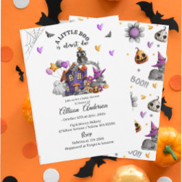 Holloween Pumpkin Little Boo Baby Dusche Einladung