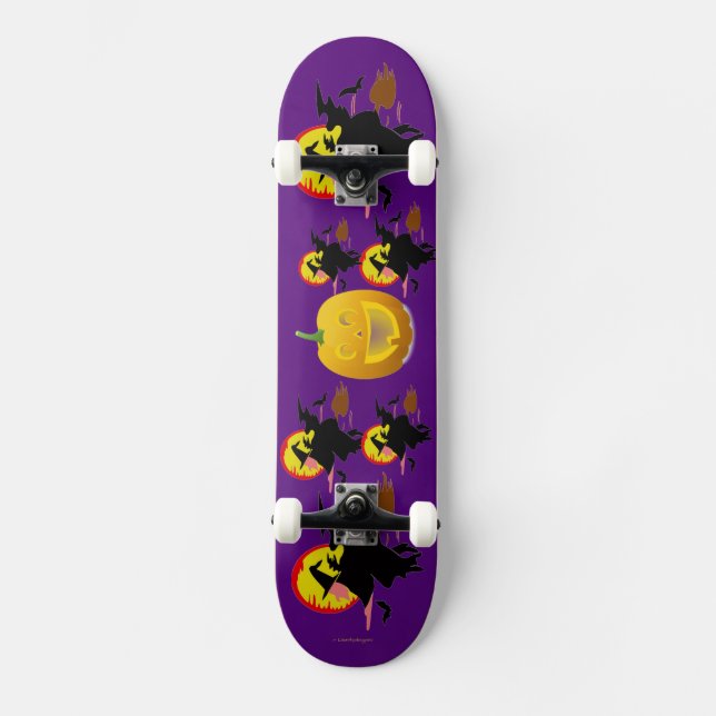 HOLLOWEEN SKATEBOARDS - SKATEBOARD GEAR - WITCH (Vorderseite)
