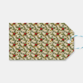 Holly and Evergreens Geschenkanhänger