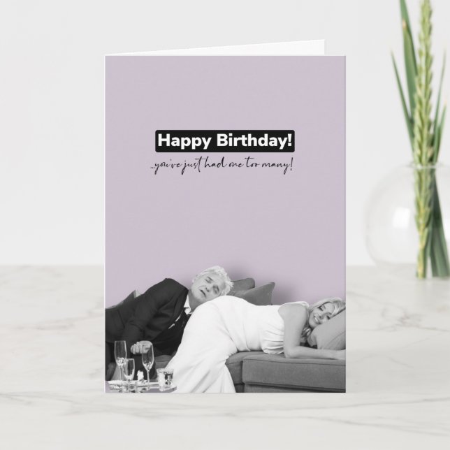 Holly and Phill - Happy Birthday Card Karte (Vorderseite)