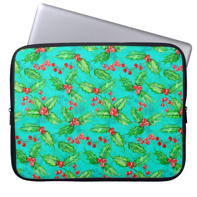 Holly Beere Laptopschutzhülle (Vorderseite)