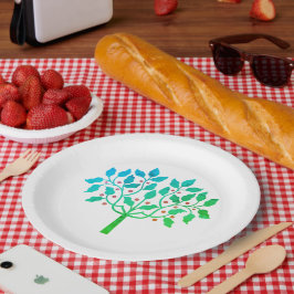 Holly-Beerenbaum Pappteller