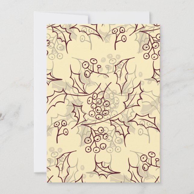 Holly Beries nahtlos (Vorderseite)