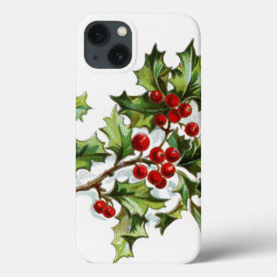 Holly Berries 001 iPhone 13 Hülle