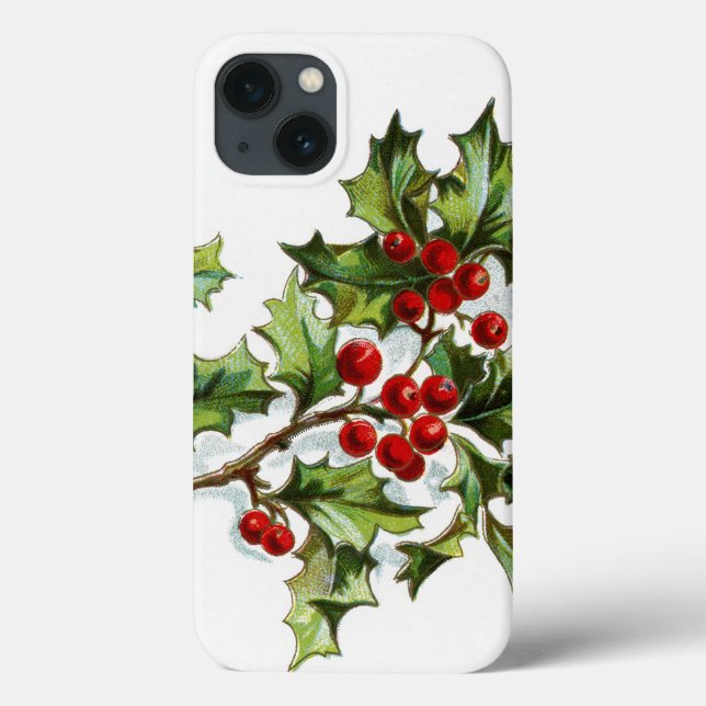 Holly Berries 001 Case-Mate iPhone Hülle (Rückseite)