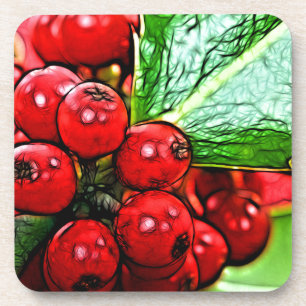 Holly Berries 006 Untersetzer
