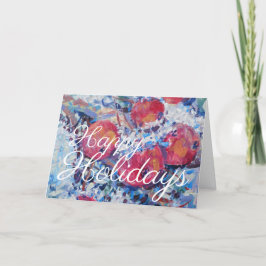 Holly Berries and Snow Flakes #121107 Feiertagskarte