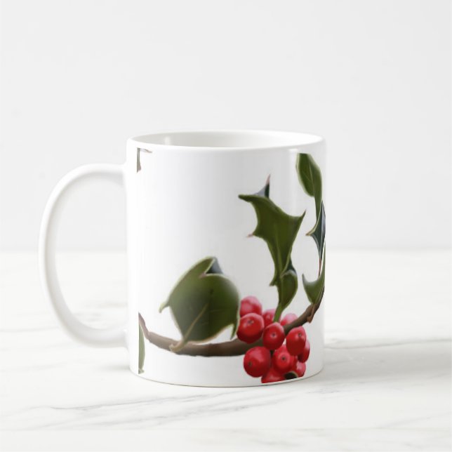 Holly Berries Coffee Tasse (Links)