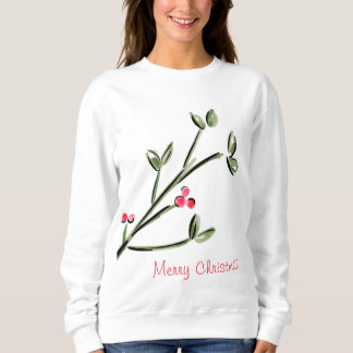 Holly & Berries Frohe Weihnachten Sweatshirt
