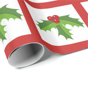 Holly Berries Geschenkpapier