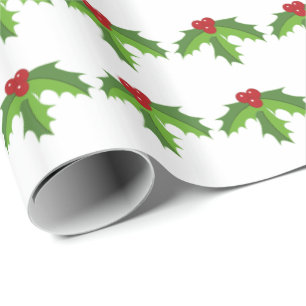 Holly Berries Geschenkpapier