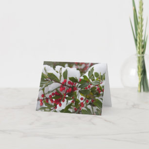 Holly Berries Karte