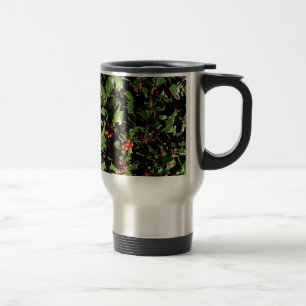 Holly & Berries Travel Mug Reisebecher