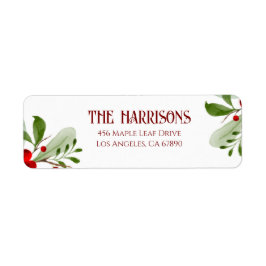 Holly Berry Christmas Holiday Custom