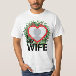 Holly Berry Christmas I Love My Wife mens tshirts