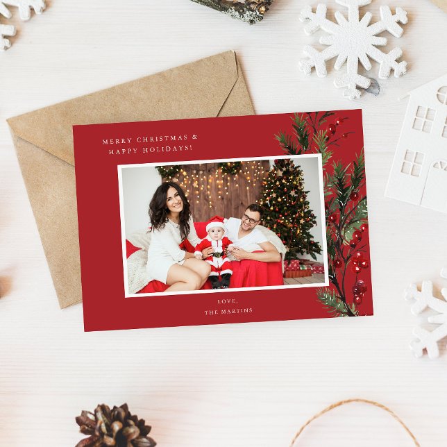 Holly Berry H Foto Urlaub oder Weihnachten - Rot (Von Creator hochgeladen)