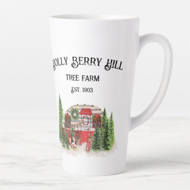 Holly Berry Hill Tree Farm Milchtasse (Rechts)
