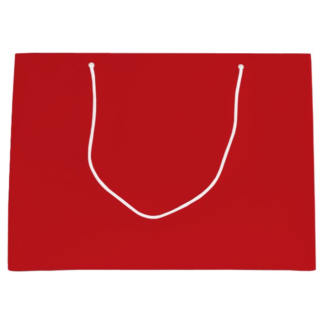 Holly Berry Red Große Geschenktüte (Vorderseite)