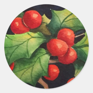 Holly Berry Stickers