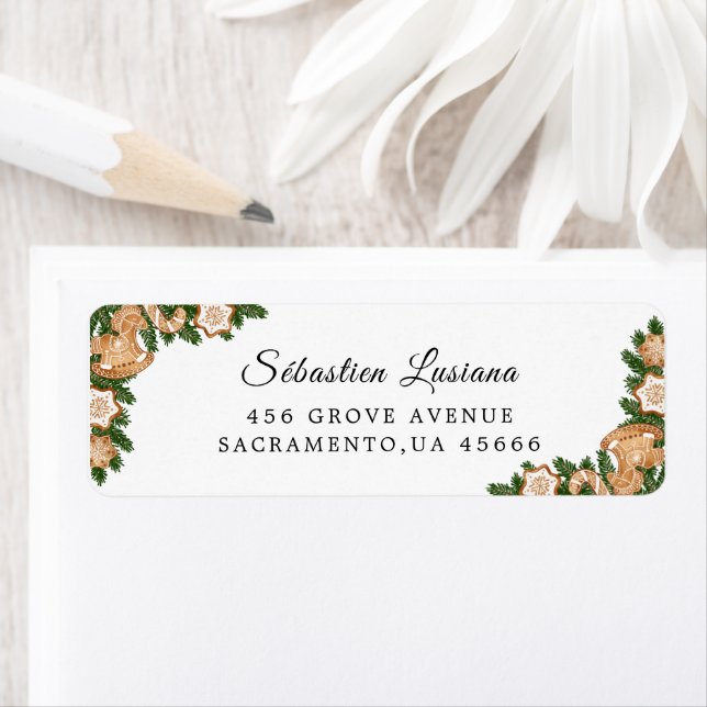 Holly Berry Weihnachtsferien-Rücksendeadresse (Insitu)