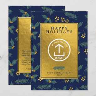 Holly Berry Weihnachtsgeschäft QR Code Weihnachten Einladung