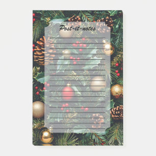 Holly Berry Winter Wonderland Post-it Klebezettel