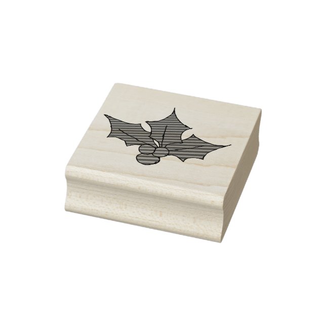 Holly Blätter Clipart Clip Art Holly Blätter Gummistempel (Stempel)