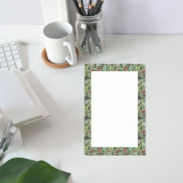 Holly Blätter und Red Berries Holiday Post-it Klebezettel