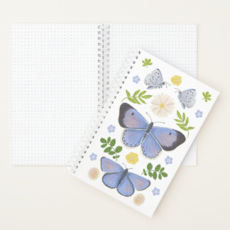 Holly Blue Butterfly Spiral Notebook Notizbuch