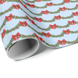 Holly Boughs Wrapping Paper Geschenkpapier