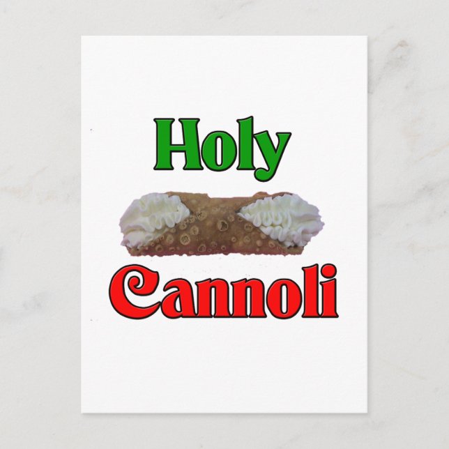 Holly Cannoli Postkarte (Vorderseite)