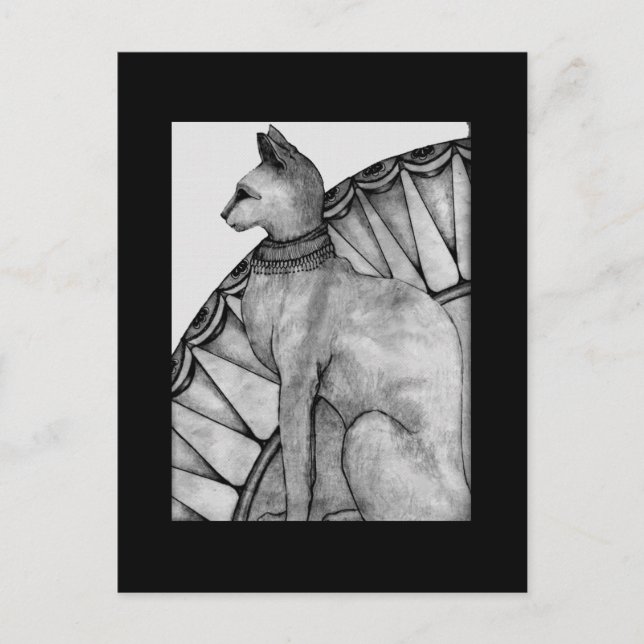 Holly Cat Postcard Postkarte (Vorderseite)