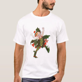 Holly Christmas Blume Kind Niedlich Vintage Blüte T-Shirt