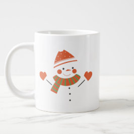 Holly Christmas Mug – Evergreen Holiday Cocoa & Co Jumbo-Tasse
