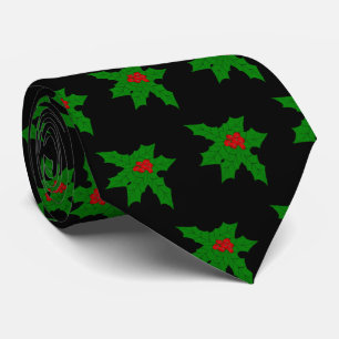 Holly Christmas Neck Tie Krawatte