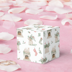 Holly Christmas Pattern Geschenkschachtel
