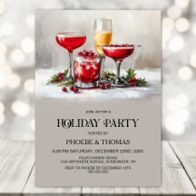 Holly Cocktails Weihnachtsfeier