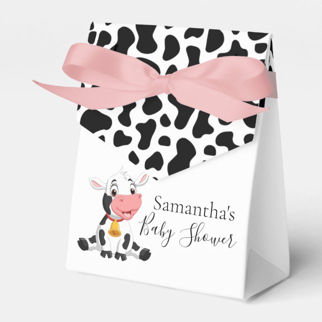 Holly Cow Babydusche Geschenkschachtel (Vorderseite)