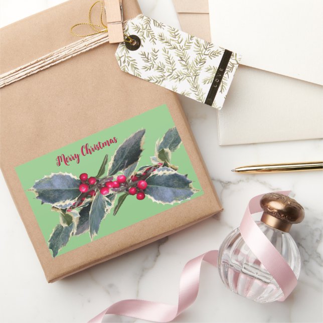 Holly Cust Green Sticker (Schenken)